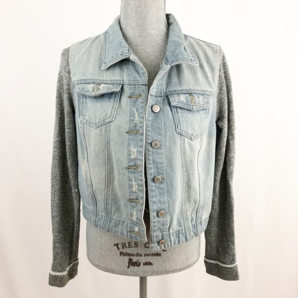 Thread & Supply Jean Jacket Light Light Large(K85) - image 1
